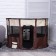 Animal aviary, tent, round, 90 x 55 cm, brown