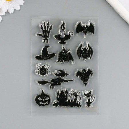 Stamp for creativity Silicon "Herels of Halloween" 11x16cm