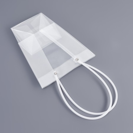 Flower bag is transparent moisture-resistant, 17.5x10-10x10-20 cm-2