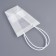 Flower bag is transparent moisture-resistant, 17.5x10-10x10-20 cm