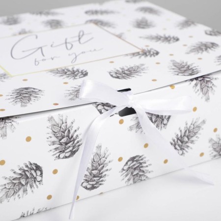 Double -sided folding box “Winter”, 31 x 24.5 x 9 cm, New Year-4