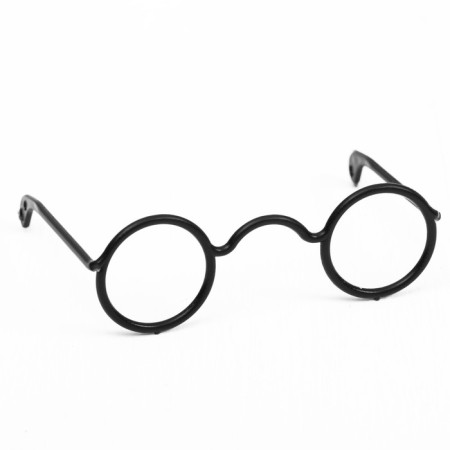Glasses for toys, set 4 pcs, size 1 pc: 2.5 × 7 × 5.3 cm, black color