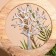 Interior souvenir in the wooden ring "Love" 30x8x33 cm