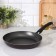 The pan "hostess", d = 26 cm, removable handle, anti -stick coating, burgundy color