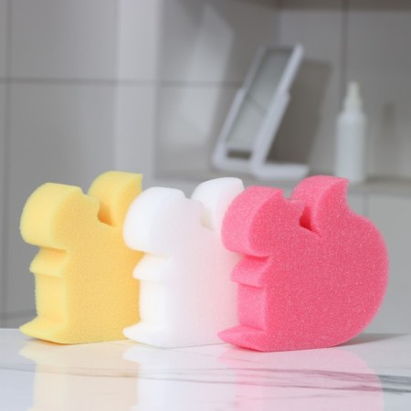 Body sponge "Squirrel", 135 × 130 × 40 mm, color mix-6