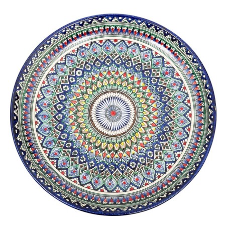 Largan Rishtan ceramics "Patterns", 37 cm, blue-2