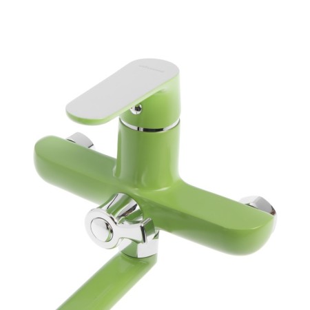 ACCOONA A7166K bath mixer, single -leaf, divertor in the case, 35 cm, green-4