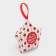 Folding New Year's box "Star of balls" 7 x 5.5 x 2 cm
