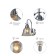 Avrora 5055-701 1he14 40W lamp