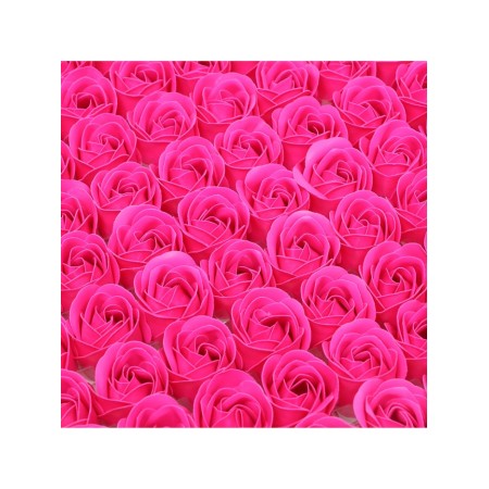 Roses soap fuchsia, set 81 pcs-4