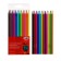 Pencils color plastic 12 colors Gamma "Cartoons", sharpened, PVC, euro suspension 251220211