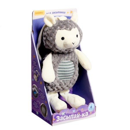 Musical toy "fall asleep", sound, light, color gray-6