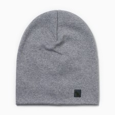 Hat for a boy, gray color, size 50-54