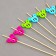 Wooden skewers "Mouse", 12 cm, set 12 pcs.
