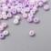 Glass 11/0 "Matte. Melange Lilac" 10 g