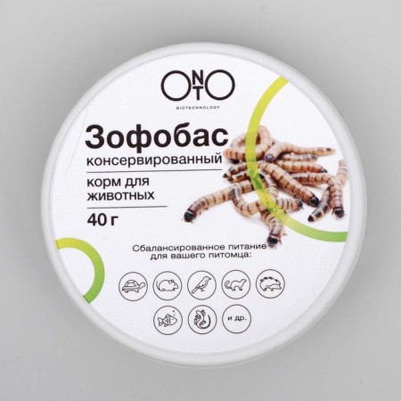 Canned food for animals, zophobas 40 g-1