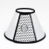 Veterinary collar No. 5, neck girth 23-25 ​​cm, height 12.5 cm, black