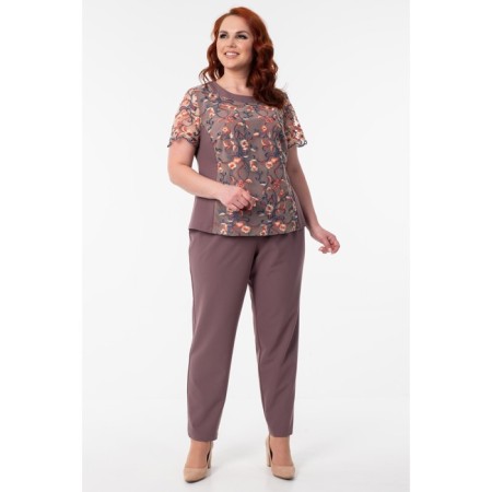 Female suit, size 54, lilac color