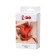 Expanding anal plug Flower, silicone, red color, 9 cm, d = 6 cm