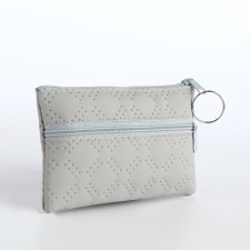 Women's wallet with lightning, gray color