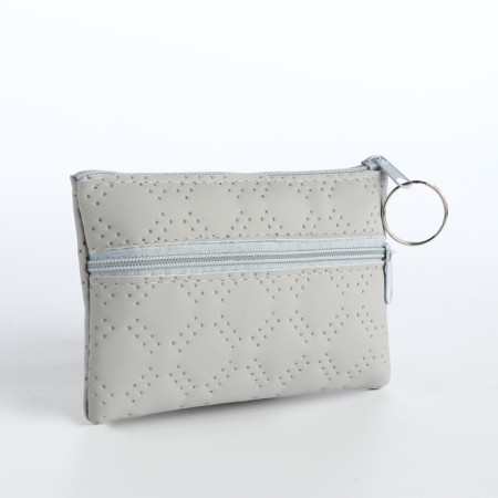 Women's wallet with lightning, gray color