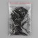 Installation button, alpha (S-shaped), d = 12 mm, black matte color