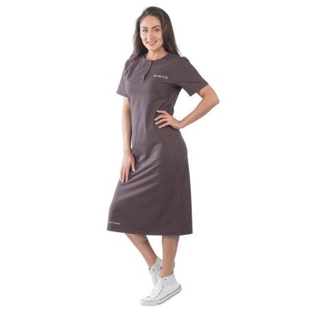 Women's dress, size 44, brown color-2