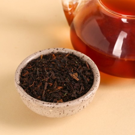 Black tea in the box "Special", taste: mint, 20 g.-1