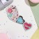 Mini-postcard "Love is" glitter, 10x13.5 cm