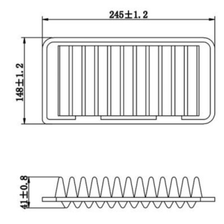 Air filter Totachi Ta-2401