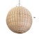 Lamp ceiling from the rattan "Juan" 1x120W, E27, 50x50x50 cm