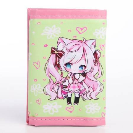 Gift set for the girl "Anime", wallet, notebook, pen-3