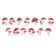 Stick Paper "Fleeter" d = 3 cm 100 pcs in a roll 3.5x3.5 cm