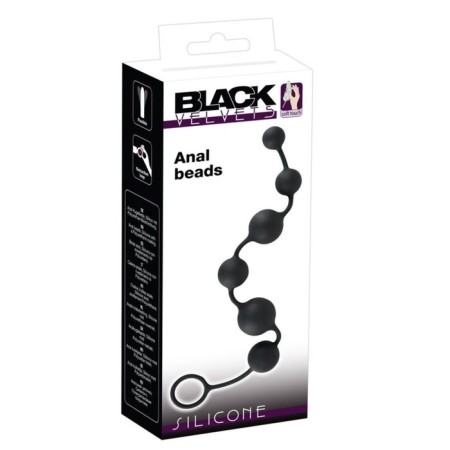 Anal chain Black Velvets, D-3.9, black-1