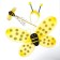 Carnival set "Bee", 3 objects: rim, wings, rod