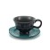 Tea couple Dolce Ceramo. Azur, 2 items: 280 ml mug, saucer d = 16 cm
