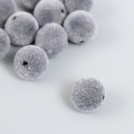 Beads for creativity velvet spraying "Marengo" set 10 pcs d = 1.4 cm-1