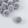 Beads for creativity velvet spraying "Marengo" set 10 pcs d = 1.4 cm