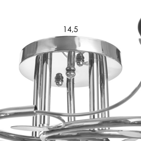 Arten chandelier BP 5x40W E27 Chrome Model: 2600551-4