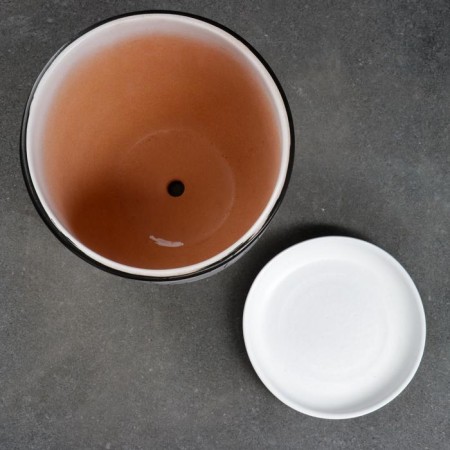 Pot floral illusion white 2.5 l-2