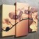 Wall, modular, series: flowers, "twig of orchids", 60x80 cm