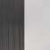 Covereign cabinet "City 67", 404 × 414 × 354 mm, white / black shag.