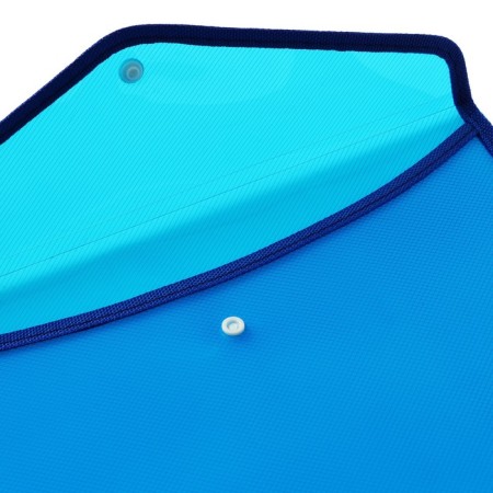 A4, 330 μm, calligrata button folder on the A4 button, lined, with textile insert, transparent, embossing, mix-1