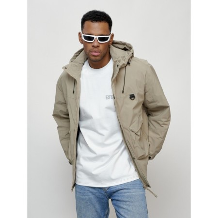 Male spring jacket, size 50, beige color-3