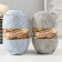 Yarn "NOSTOCE PRODUCATION" 100% polypropylene 200 ± 20m/50g set 2pcs (light gray, denim)