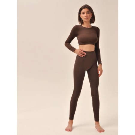 Women's Legins in Mirey Leggins Rubchik, size 44-46, dark brown color-3