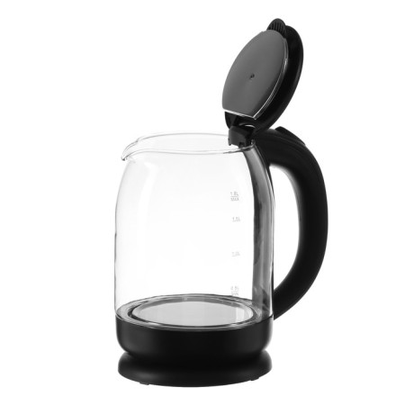 Electric kettle Luazon LSK-1801, glass, 1.8 l, 1500-1800 watts, backlight, black-2