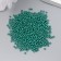 Glass beads 11/0 "metallic. Dark turquoise" 10 g