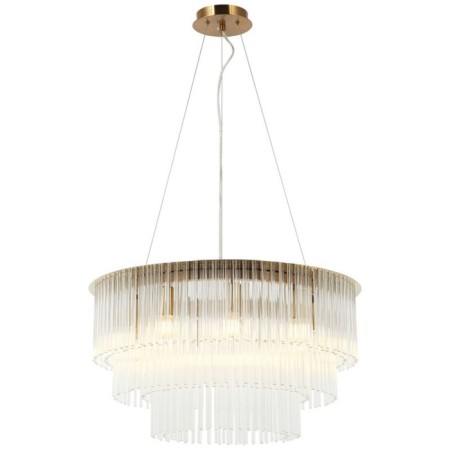 Suspended chandelier Imposio 9xe14 40W, size 60x60x45-150 cm, bronze color
