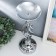 Summary metal per 1 candle "plexus" silver 40x14x15 cm
